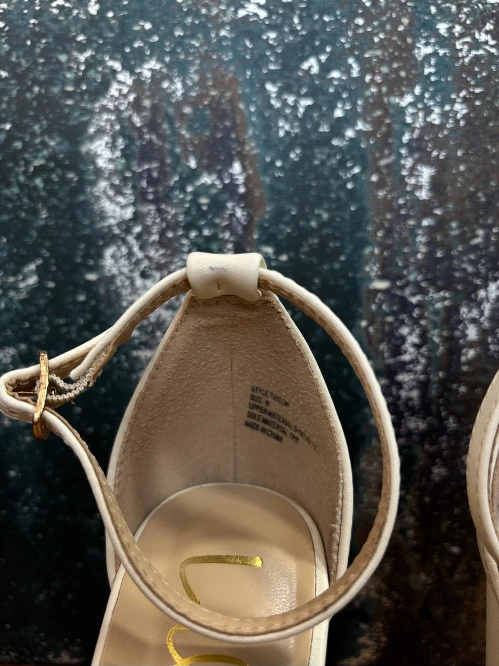 Lulus Taylor‎ Minimalist Ankle Strap Block Heels Size 8